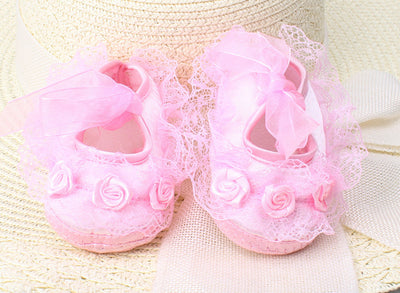 Manufacturers selling Taobao explosion of baby shoes toddler shoes soft bottom shoes spring slip baby shoes lace princess shoes