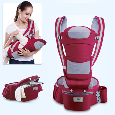 Ergonomic Baby Carrier Infant Baby Hipseat Carrier 3 In 1 Front Facing Ergonomic Kangaroo Baby Wrap Sling