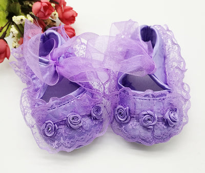 Manufacturers selling Taobao explosion of baby shoes toddler shoes soft bottom shoes spring slip baby shoes lace princess shoes