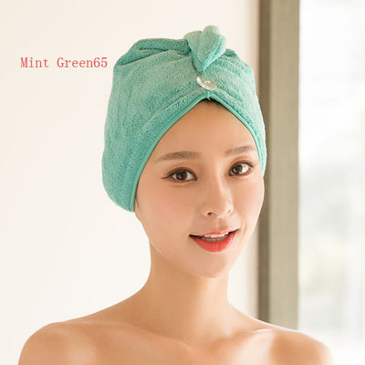 Women's Hair Dryer Cap, Absorbent Dry Hair Towel