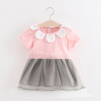 Kids girls dress sweet summer 2021 baby princess dress baby Tutu free on behalf of Taobao