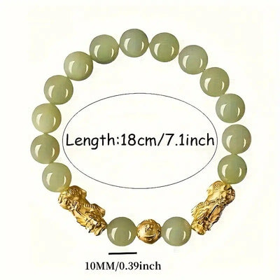 The Gold Pixiu Bracelet Is Suitable For Those Who Pursue Traditional Auspicious Meanings And Like To Wear Jewelry To Show Their Unique Style