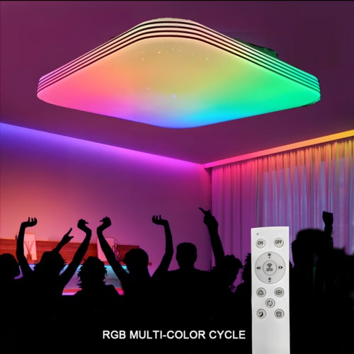 RGB LED Deckenleuchte Deckenlampe Dimmbar Mit Fernbedienung Wohnzimmer Lampe