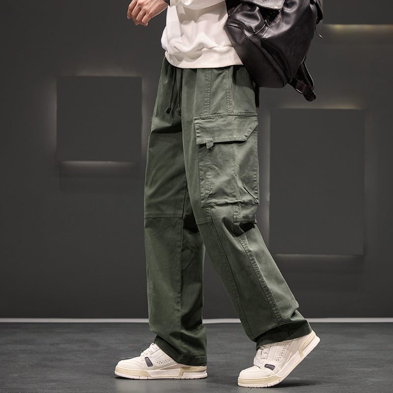 Autumn And Winter New Straight Loose Oversized Cargo Pants