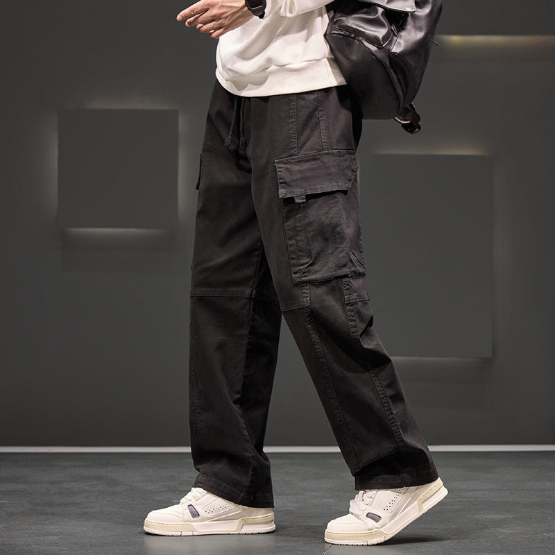 Autumn And Winter New Straight Loose Oversized Cargo Pants