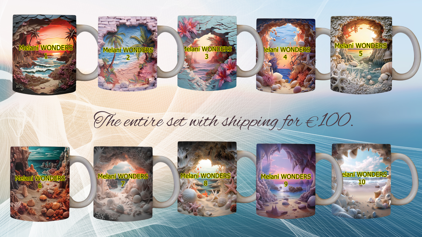 2025a Experience Serenity with Sea and Horizon-Themed Mugs!